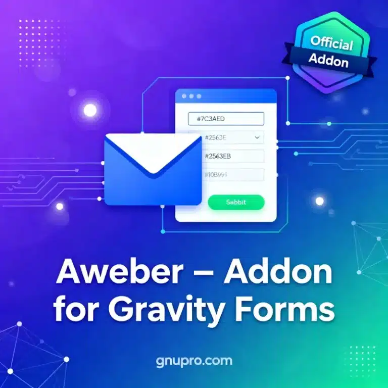 AWeber Addon for Gravity Forms