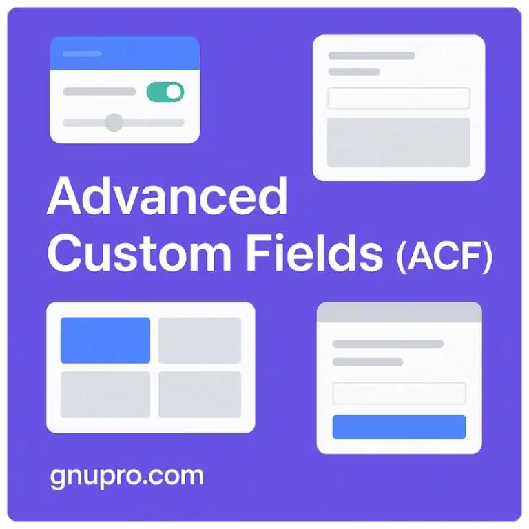 Advanced Custom Fields (ACF) PRO