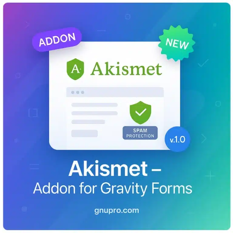Akismet Addon for Gravity Forms