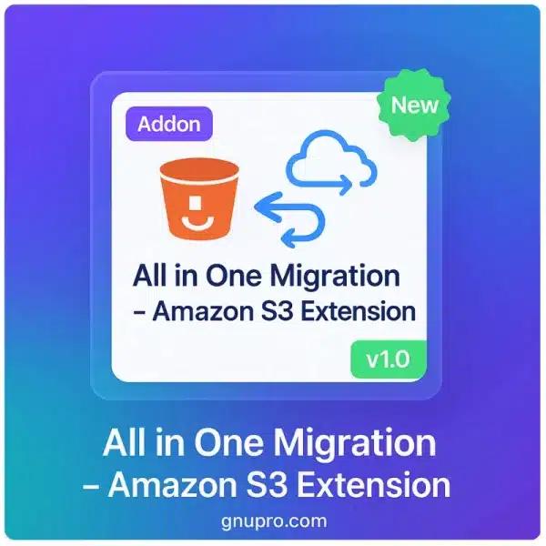 All in One Migration Amazon S3 Extension