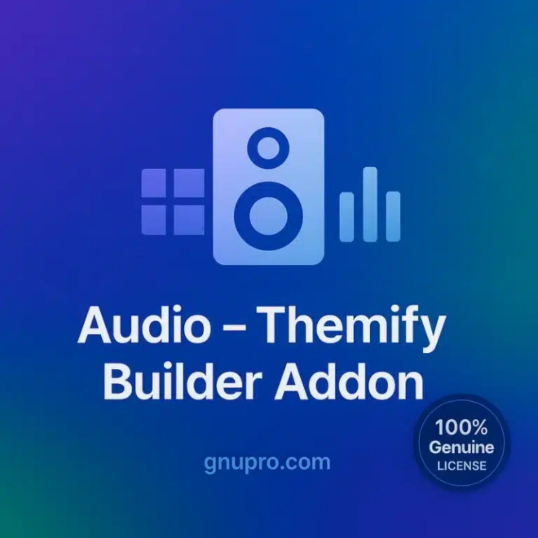 Audio Themify Builder Addon