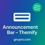 Themify Announcement Bar