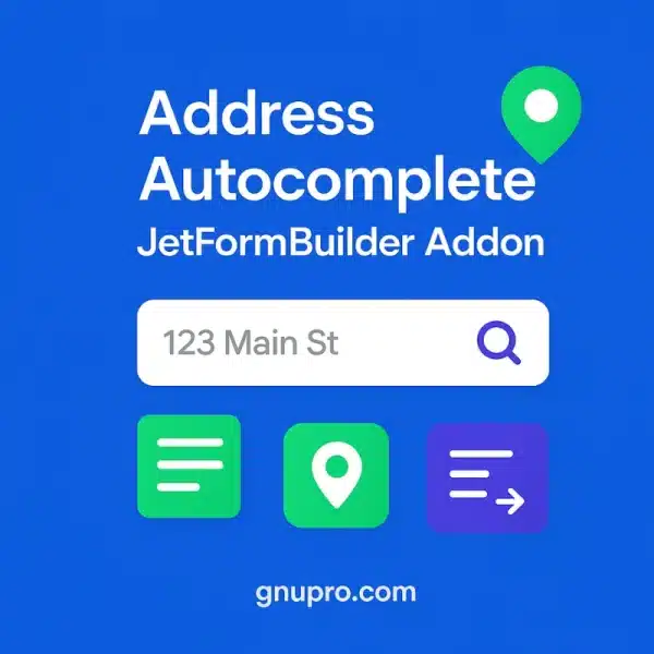 Address Autocomplete JetFormBuilder Addon