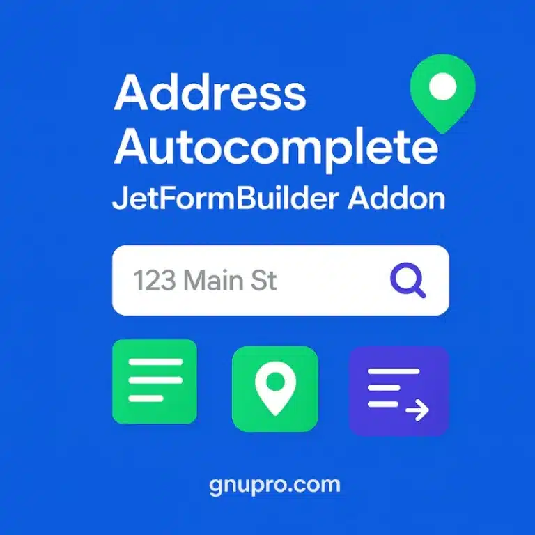 Address Autocomplete JetFormBuilder Addon