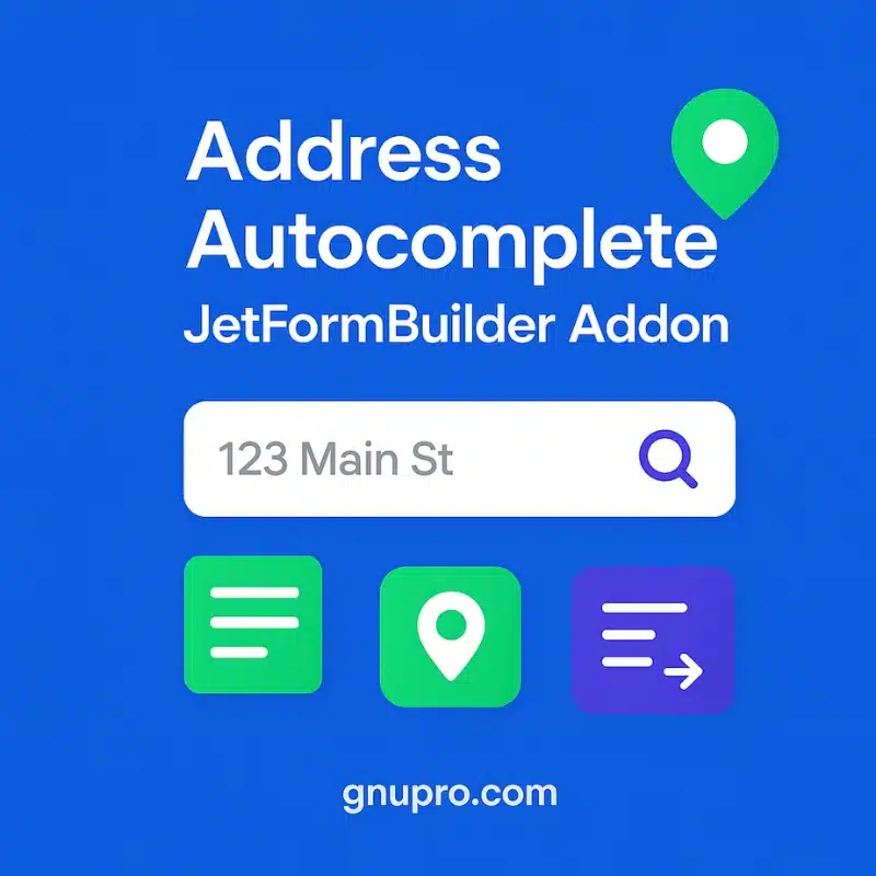 Address Autocomplete JetFormBuilder Addon (1) Address Autocomplete JetFormBuilder Addon