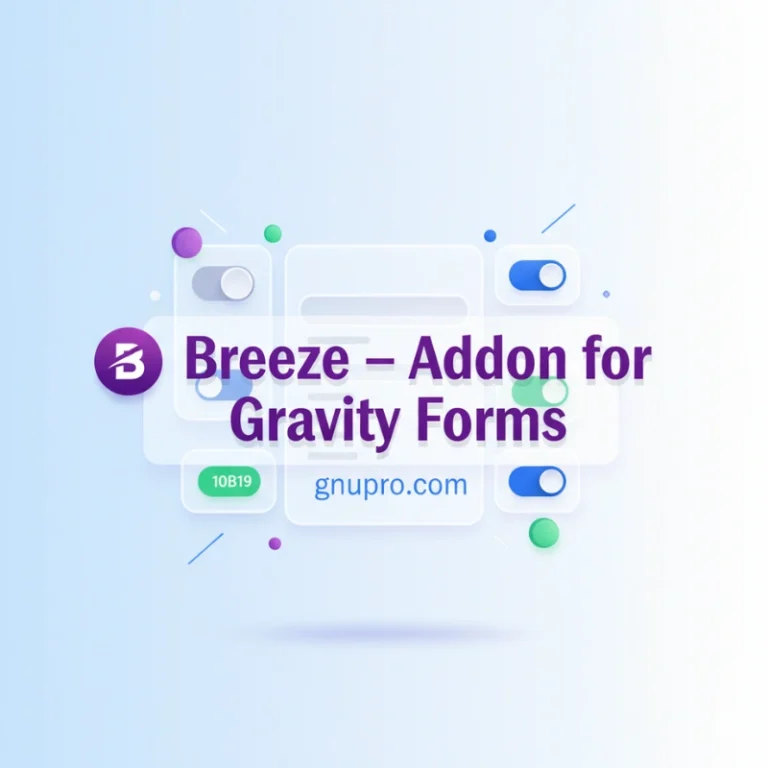 Breeze Addon for Gravity Forms