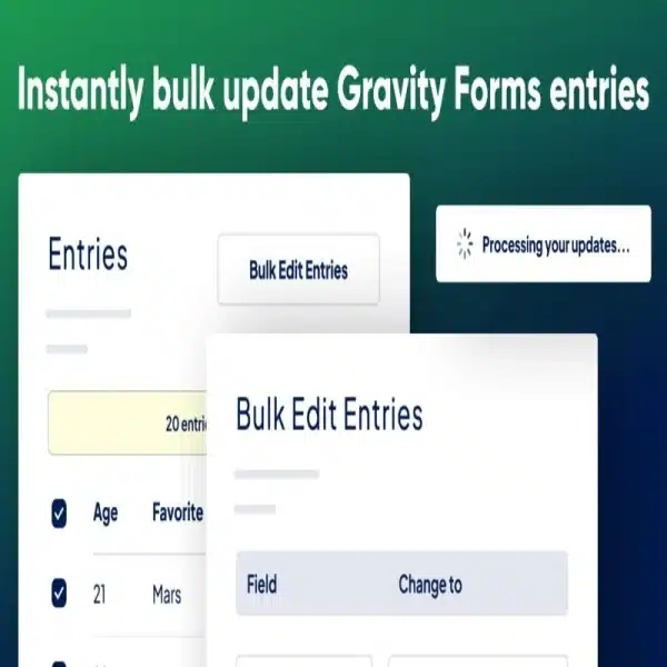 Bulk Actions Addon for Gravity Forms