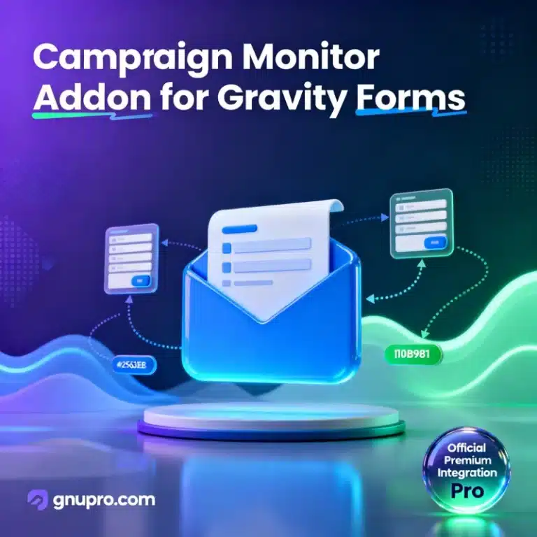 Campaign Monitor Addon for Gravity Forms