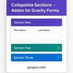 Collapsible Sections Addon for Gravity Forms