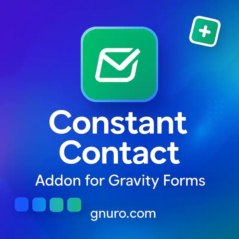 Constant Contact Addon for Gravity Forms Constant Contact Addon for Gravity Forms