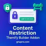Content Restriction Themify Builder Addon