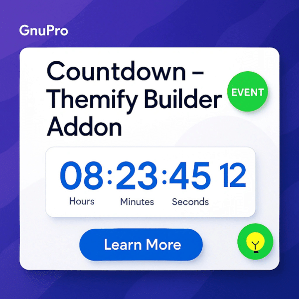 Countdown Themify Builder Addon