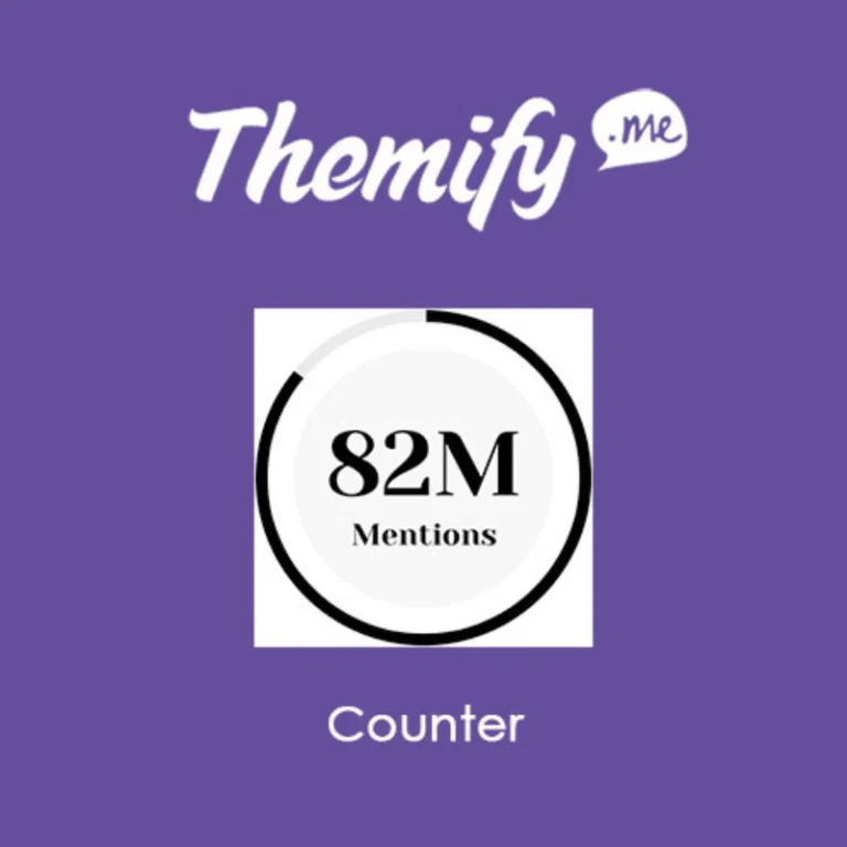 Counter Themify Builder Addon