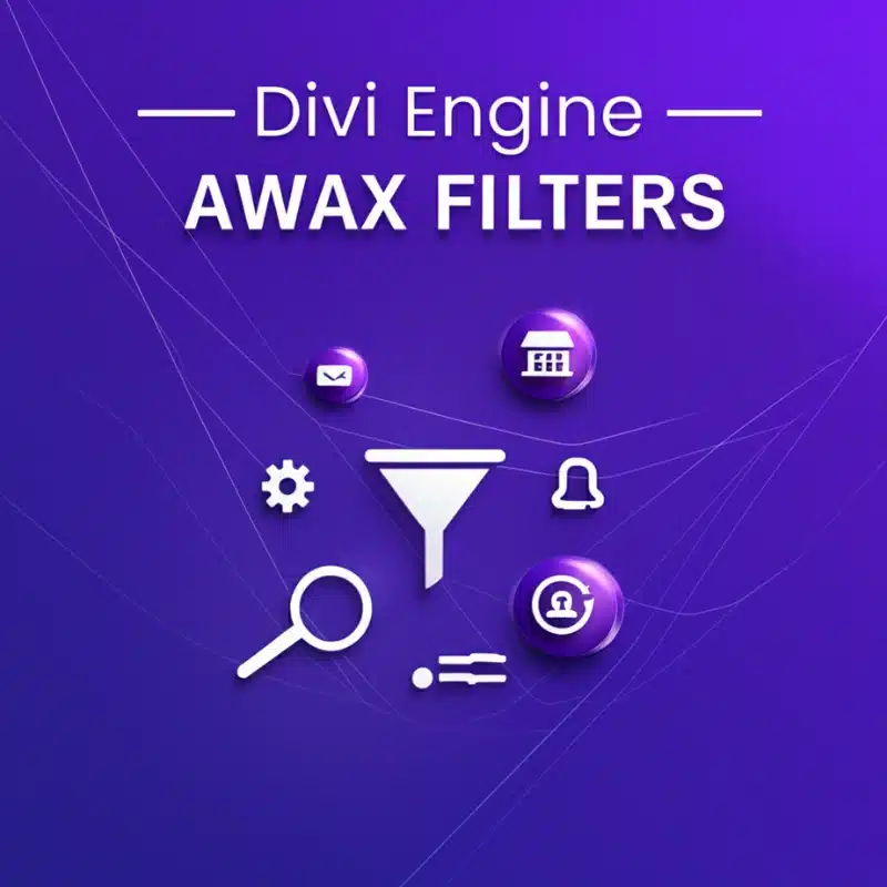 Divi Engine Ajax Filters