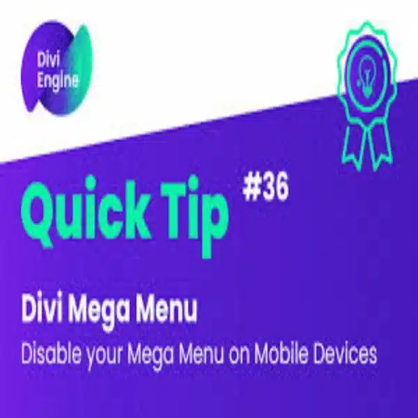 Divi Engine Mega Menu