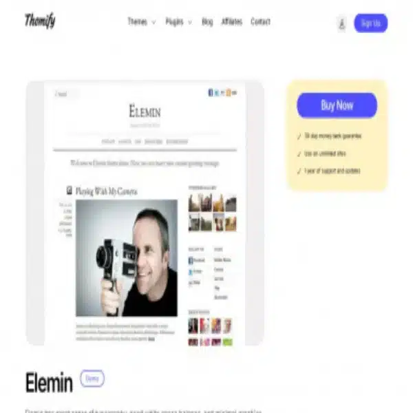 Elemin Theme Themify