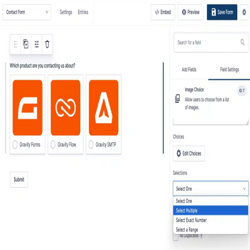 Image Choices Addon for Gravity Forms Image Choices Addon for Gravity Forms