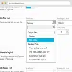 Kadence Custom Fonts