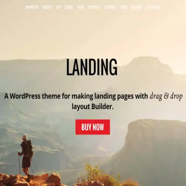 Landing Theme Themify