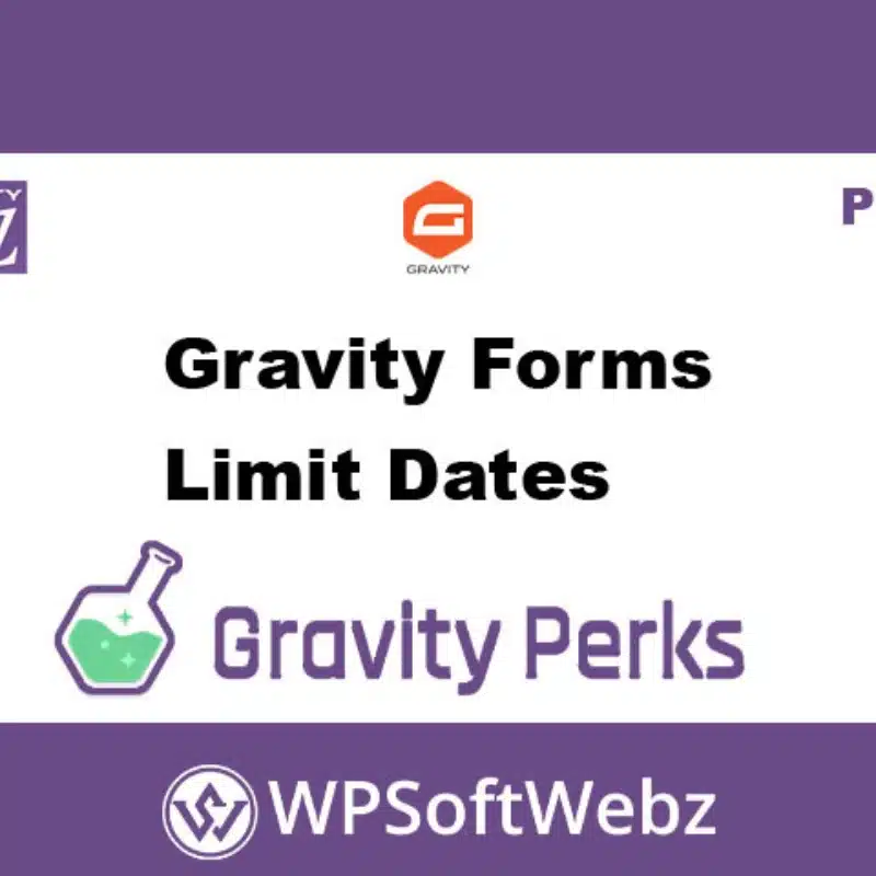 Limit Dates Addon for Gravity Forms Limit Dates Addon for Gravity Forms