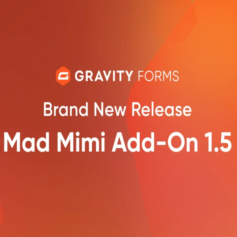 Mad Mimi Addon for Gravity Forms