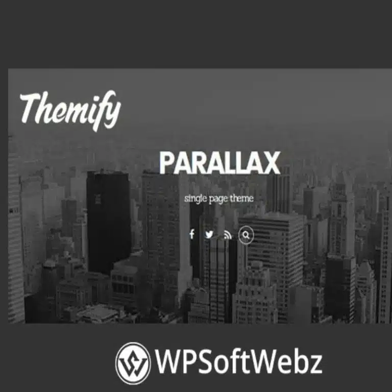 Parallax Theme Themify