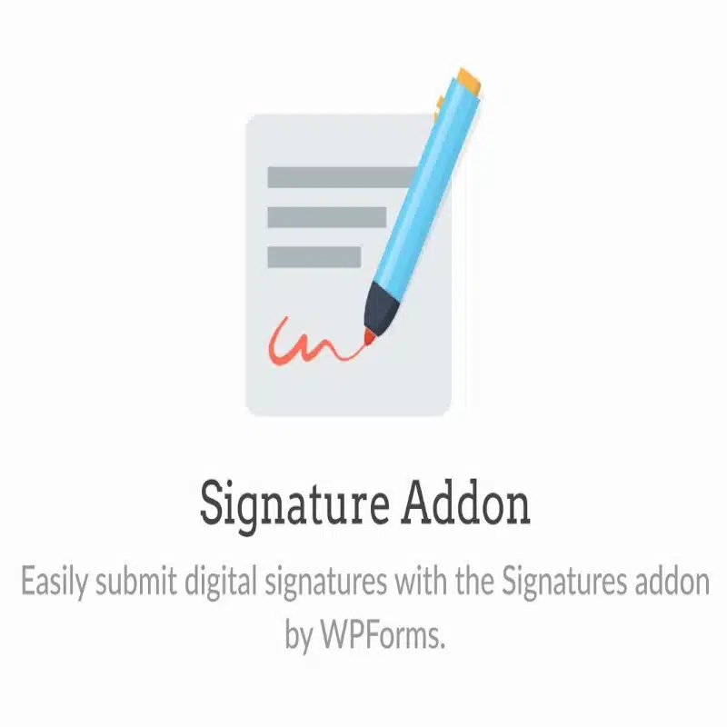 Signature WPForms Pro Addon Signature WPForms Pro Addon