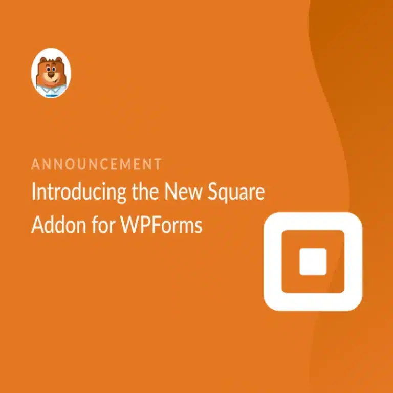 Square WPForms Pro Addon