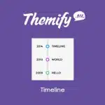 Timeline Themify Builder Addon