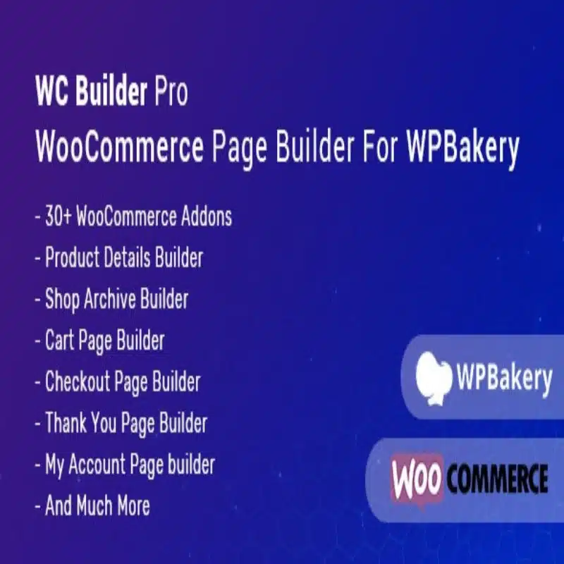 WC Builder Pro WC Builder Pro