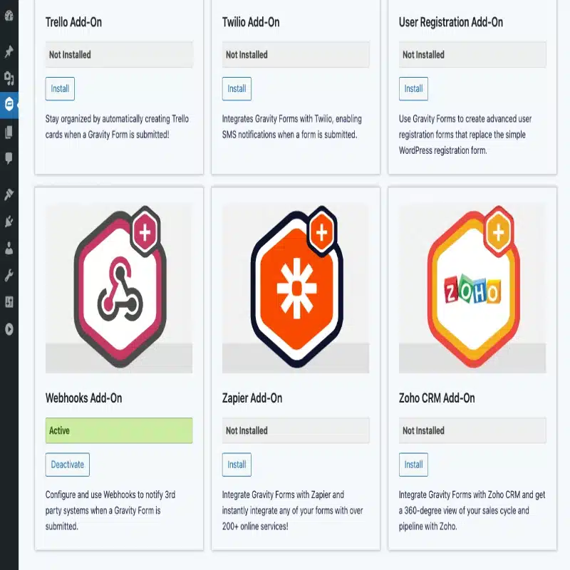 Webhooks Addon for Gravity Forms Webhooks Addon for Gravity Forms
