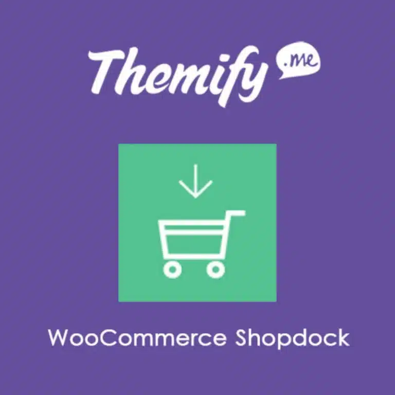 WooCommerce Shopdock Themify