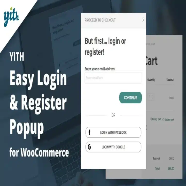 YITH Easy Login and Register Popup for WooCommerce