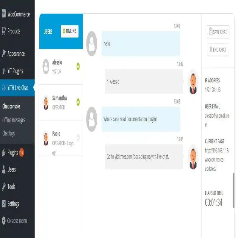 YITH Live Chat Premium YITH Live Chat Premium