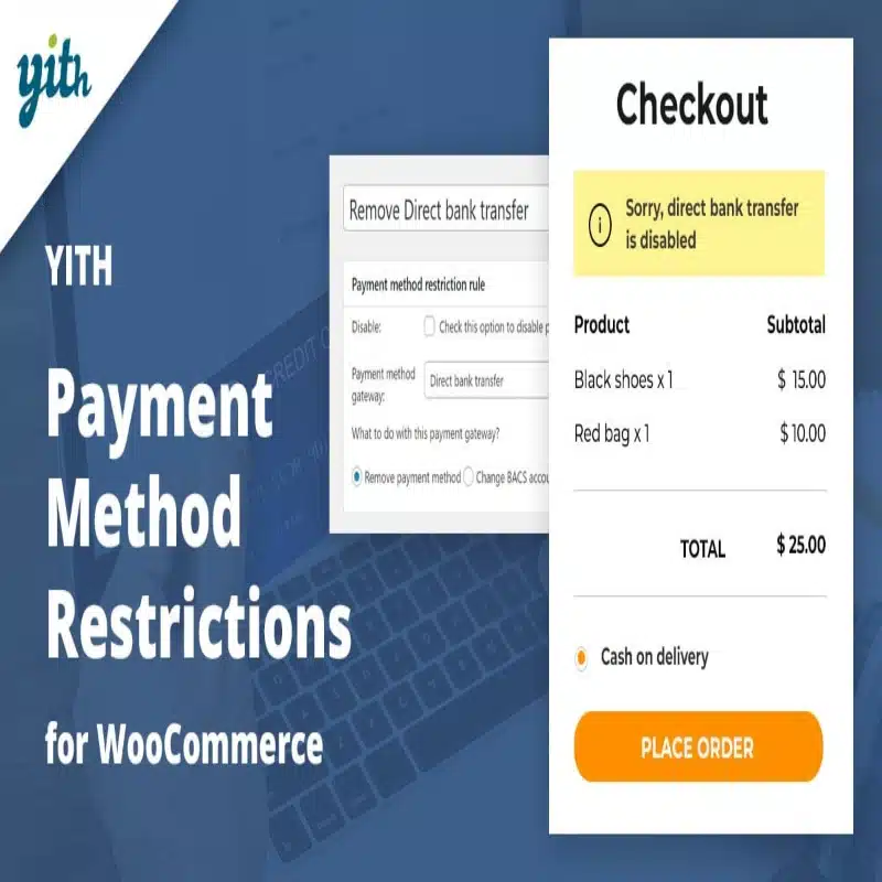 YITH Payment Method Restrictions for WooCommerce Premium YITH Payment Method Restrictions for WooCommerce Premium