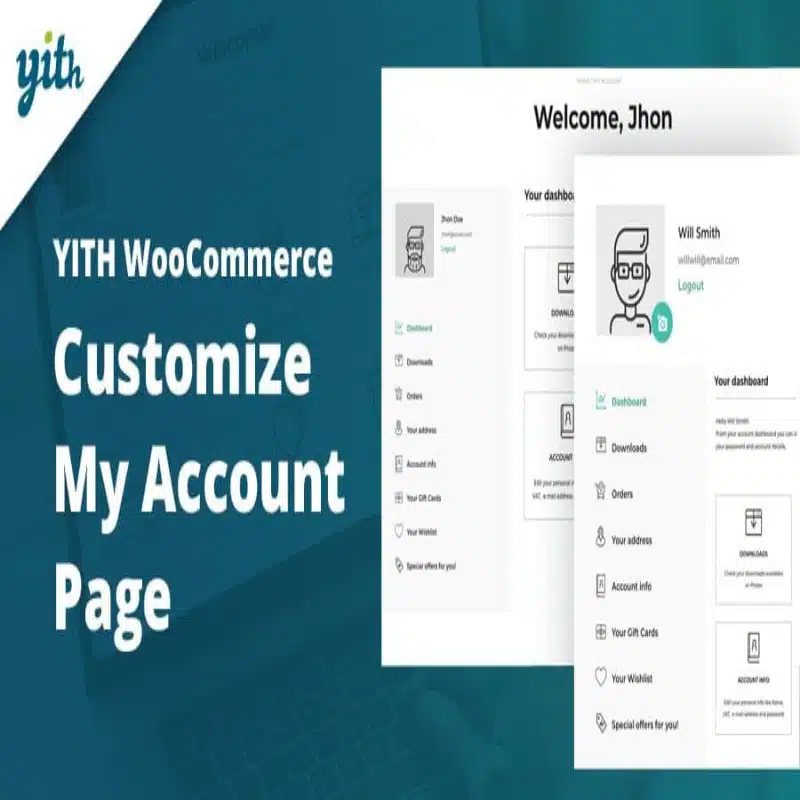 YITH WooCommerce Customize My Account Page YITH WooCommerce Customize My Account Page