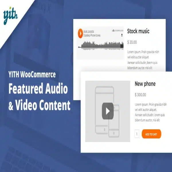 YITH WooCommerce Featured Audio & Video Content Premium