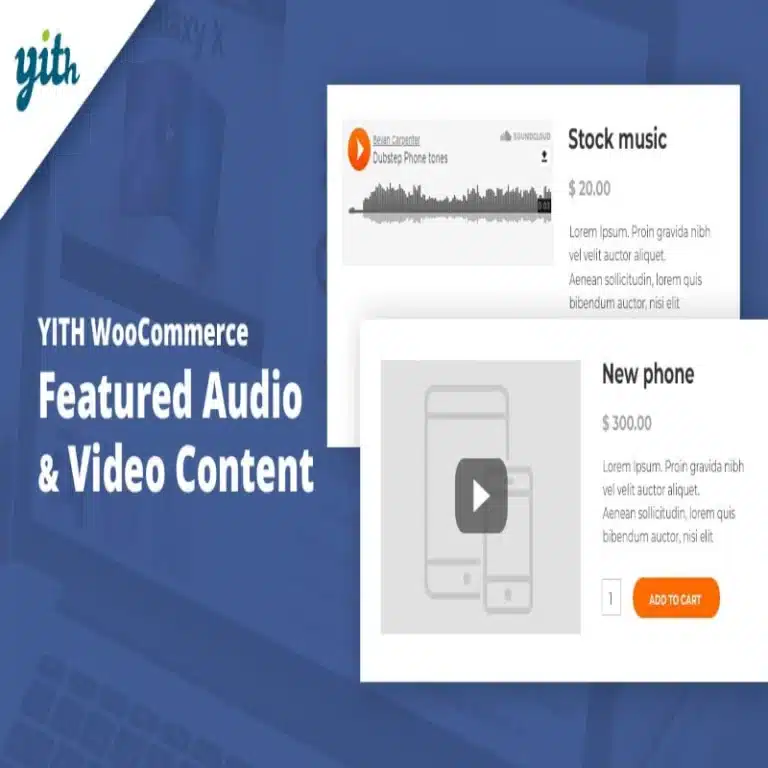YITH WooCommerce Featured Audio & Video Content Premium