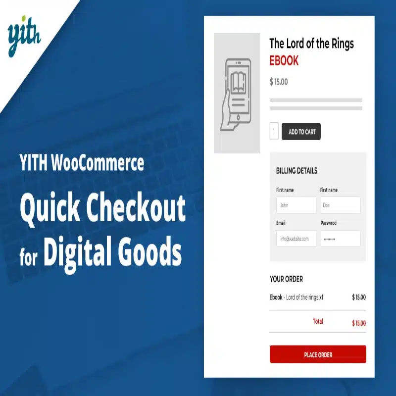 YITH WooCommerce Quick Checkout for Digital Goods Premium YITH WooCommerce Quick Checkout for Digital Goods Premium